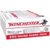 Winchester USA 9mm Range Pack Ammunition FMJ 115 Grain 1190 fps 100 Rounds
